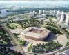 Москва, «Спартак» (46 920 зрителей) - этот стадион начал строиться в 2006 г. в районе Тушинского аэродрома. Строительство планируется завершить к 2012 г.